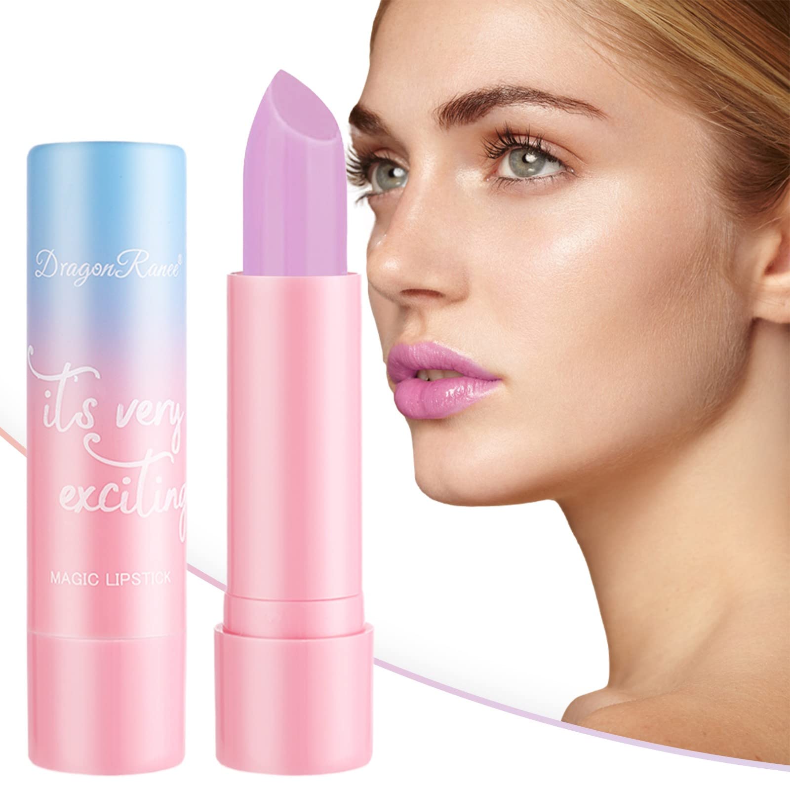 Natural Tinted Lip Balm with Fruit Extracts - Waterproof, Long-Lasting Hydration & Moisturizing Lip Care | Color-Changing Lipstick for Dry, Cracked Lips - Perfect for Daily Wear, Outdoor Activities & Makeup Touch-Ups