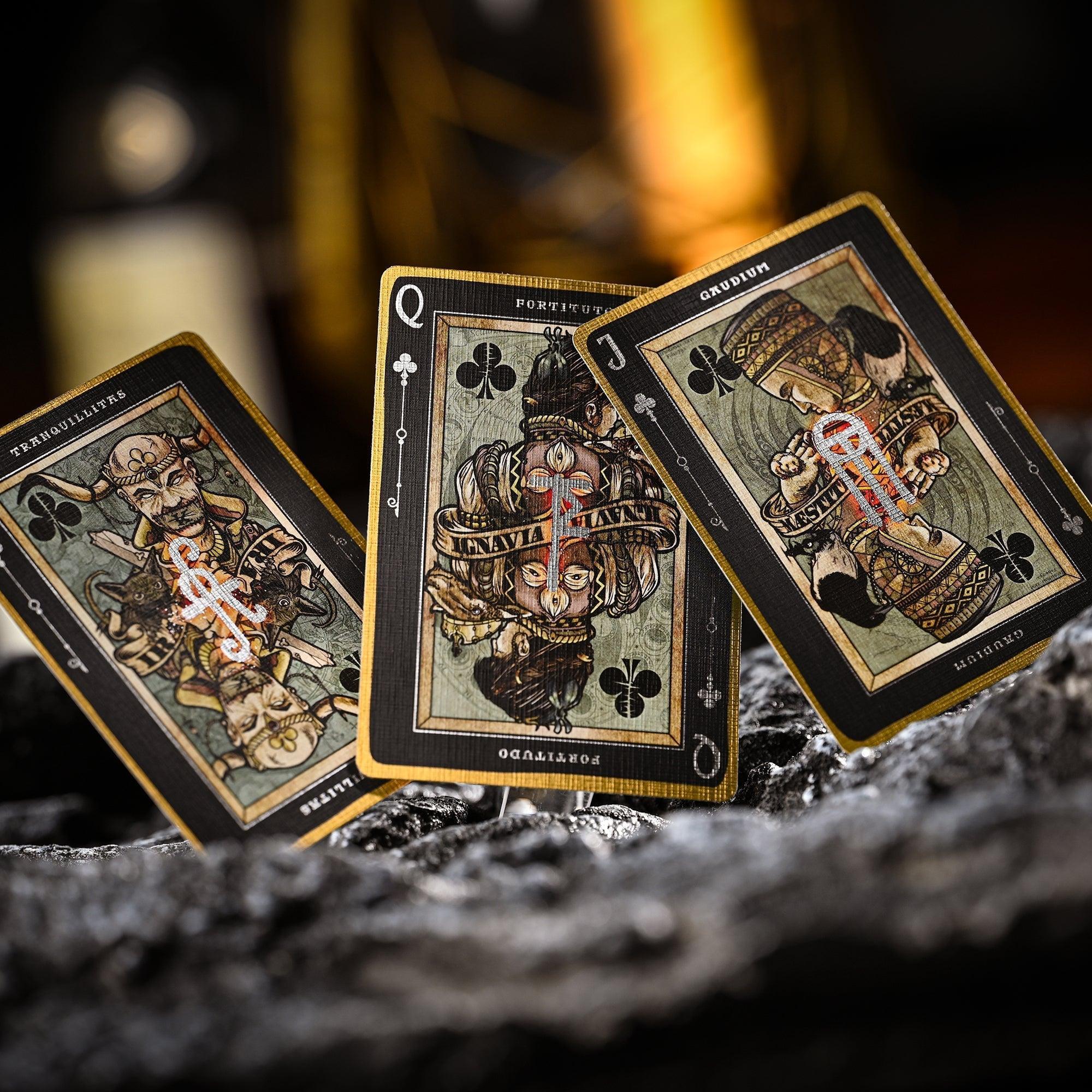 Black Requiem Counterspell Playing Cards - Premium Gothic Magic Themed Deck for Collectors & Card Games | Perfect for Poker, Magic Tricks & Game Nights