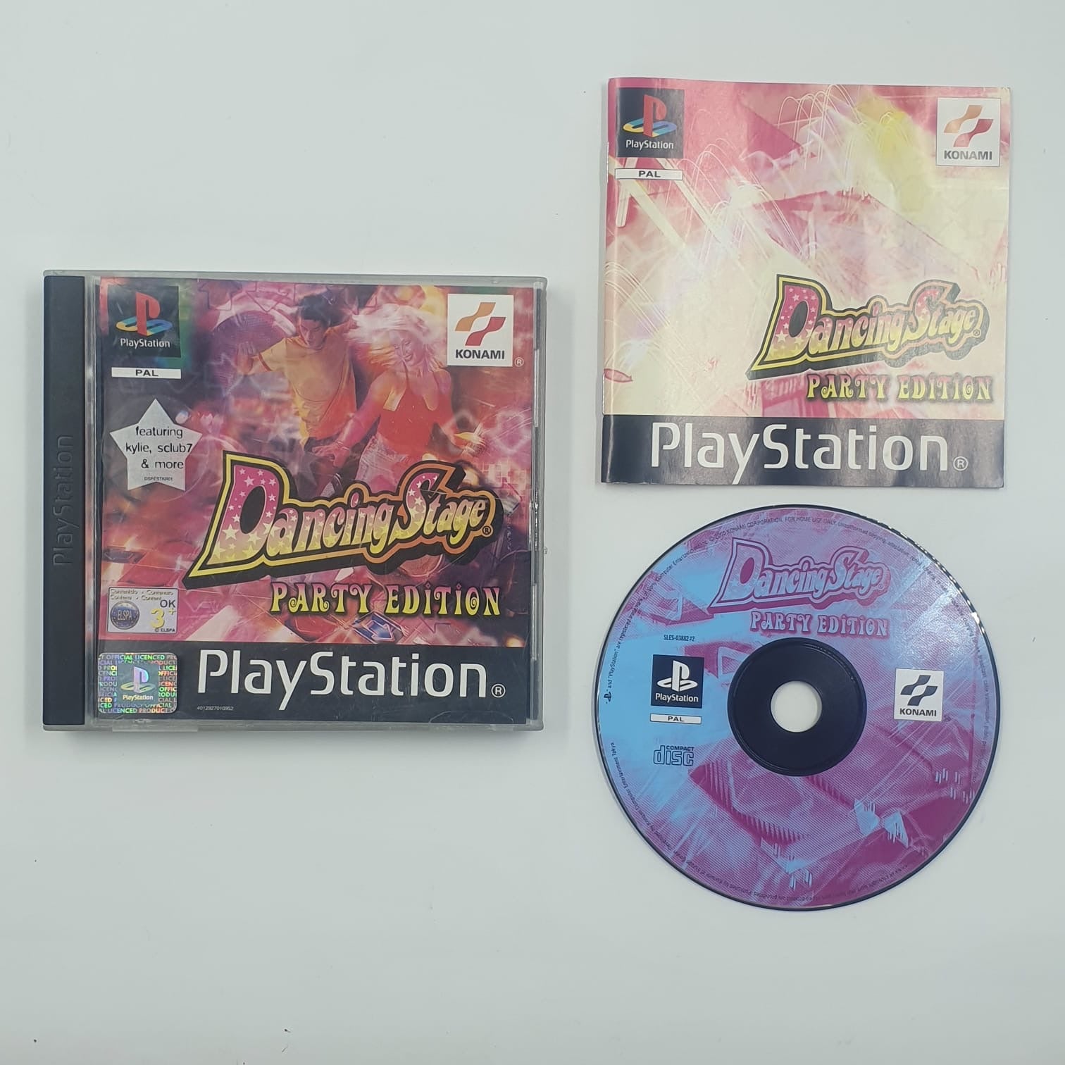 Dancing Stage Party Edition PS1 Game for Playstation 1 with Manual - PAL Version | Fun Dance Party Game for Family & Friends Gatherings
