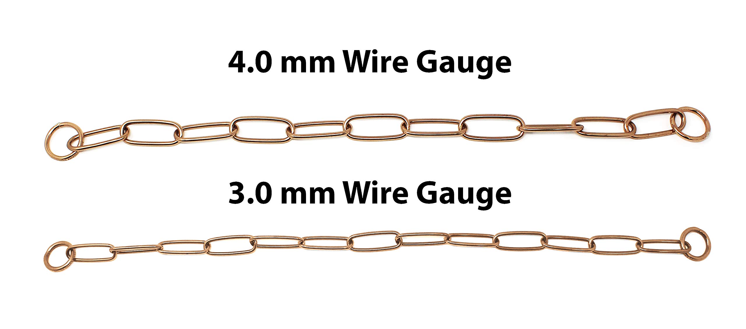 Herm Sprenger Curogan Long Link Fur Saver Training Collar - Hypoallergenic Nickel-Free No-Pull Slip Chain for Dogs - 3mm 24in (62cm) - Made in Germany - Perfect for Obedience Training & Gentle Control - Ideal for Daily Walks & Behavior Correction