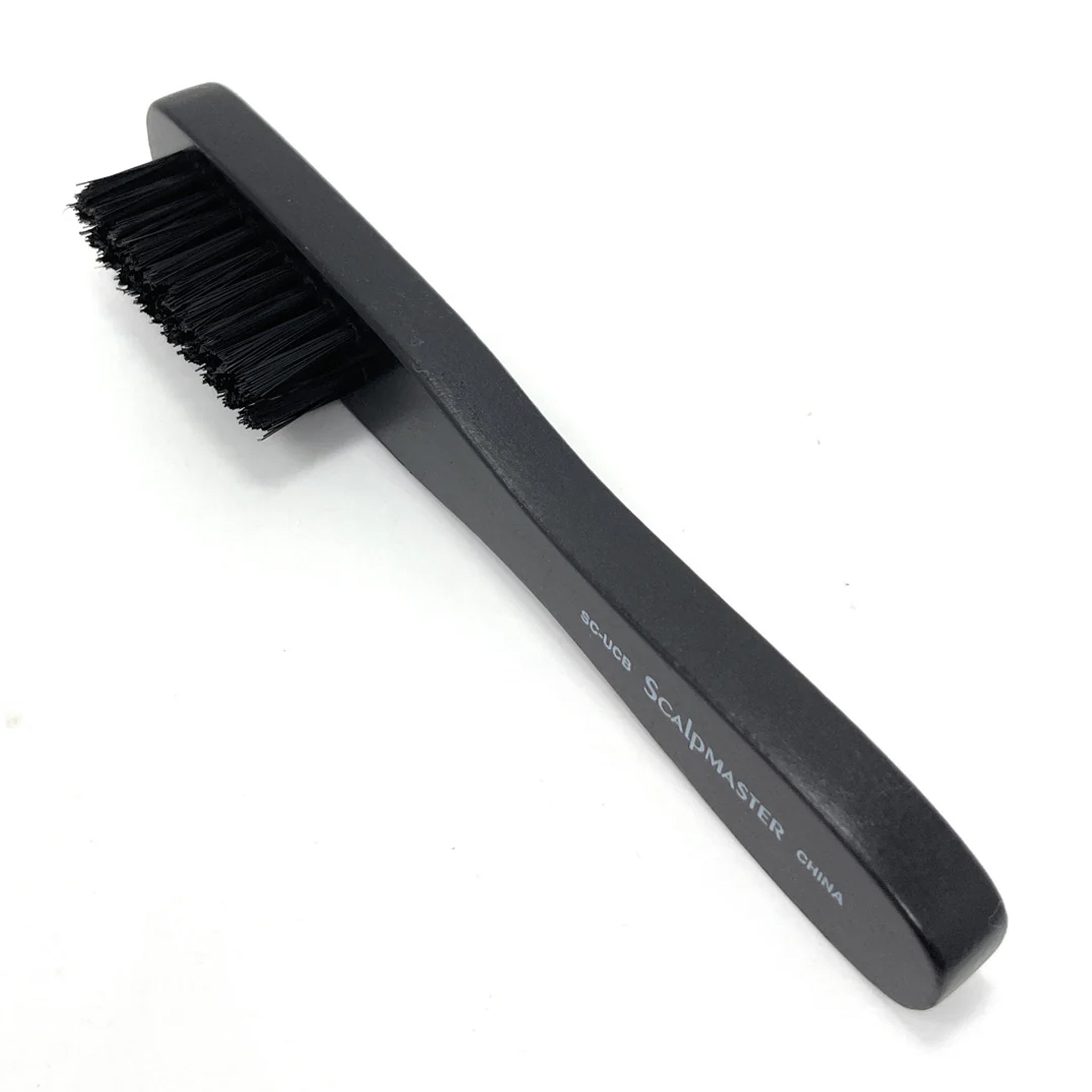 Scalpmaster Professional Clipper Cleaning Brush - 2 Pack with Nylon & Boar Bristles, Wooden Handle for Hair Clippers & Trimmers - Perfect for Barbershops, Home Grooming & Fade Haircuts