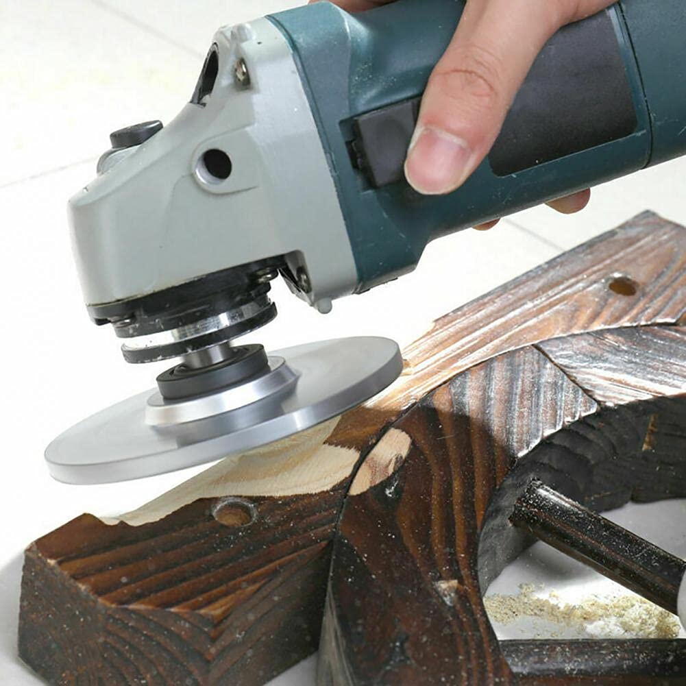 High Carbon Steel Angle Grinder Polishing Disc - 100MM Inclined Golden Abrasive Wheel for Wood Carving & Metal Polishing | Labor-Saving Curved Design for DIY Projects & Professional Workshop Use