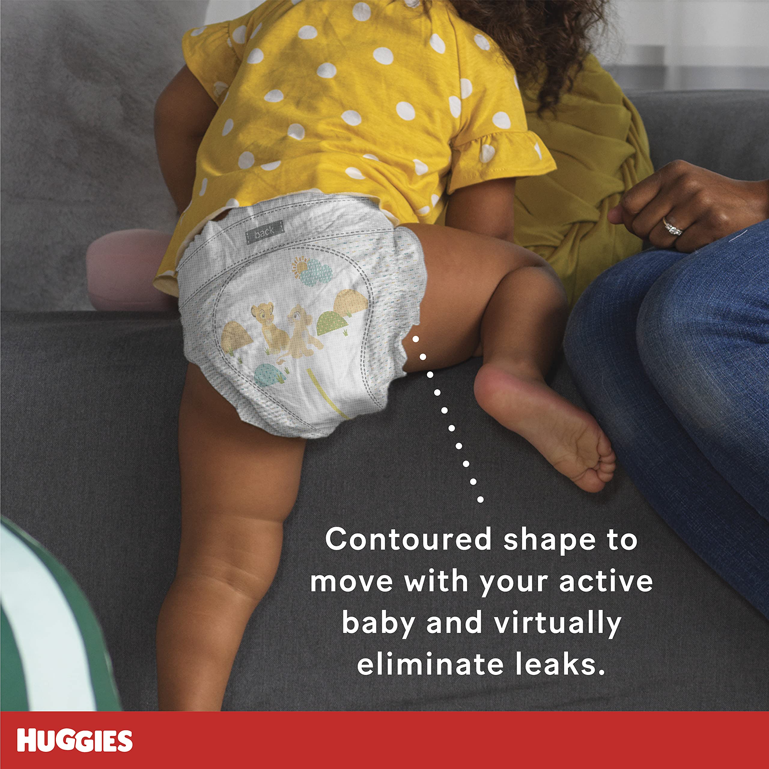 Huggies Little Movers Size 7 Disposable Baby Diapers - 80 Count Pack (1 Month Supply) & Overnites Nighttime Diapers Size 7 (41+ lbs) - 68 Count - Ultra Absorbent for Active Babies - Perfect for Daytime Play & Overnight Protection