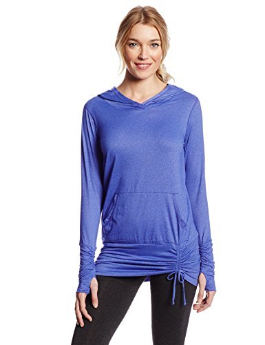 Beyond Yoga Women's Ruched Pullover Hoodie - Soft Fleece Lounge Sweatshirt for Yoga, Running & Casual Wear