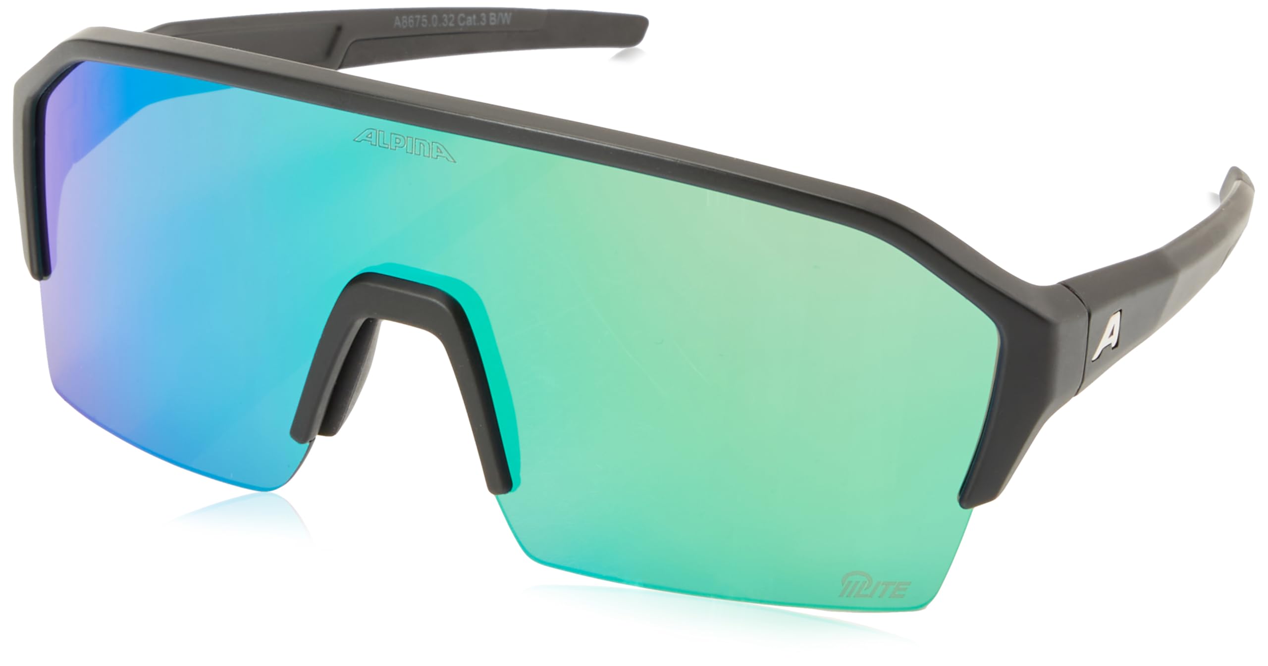 ALPINA Ram Hr Q-lite Polarized Sunglasses for Men & Women - UV Protection, Lightweight Frame (1-Pack) - Perfect for Driving, Running & Outdoor Activities