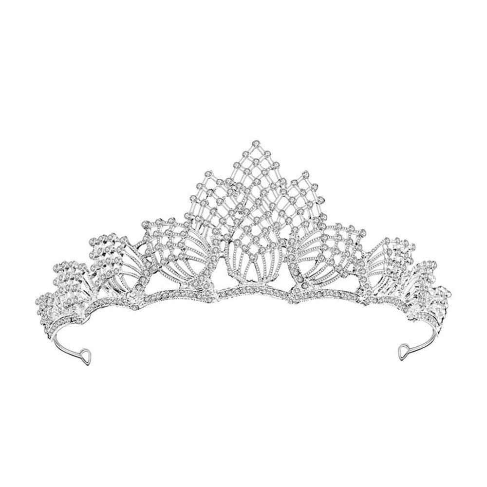 ONOTEC Crystal Bridal Tiara - Sparkling Wedding Crown for Bride & Flower Girls, Elegant Headpiece for Bridal Showers, Ceremonies & Special Occasions
