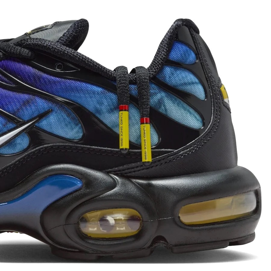 Nike Air Max Plus 25th Anniversary Sneakers - Black, Varsity Red & White Colorway | Men's Running Shoes for Gym, Workout & Casual Wear