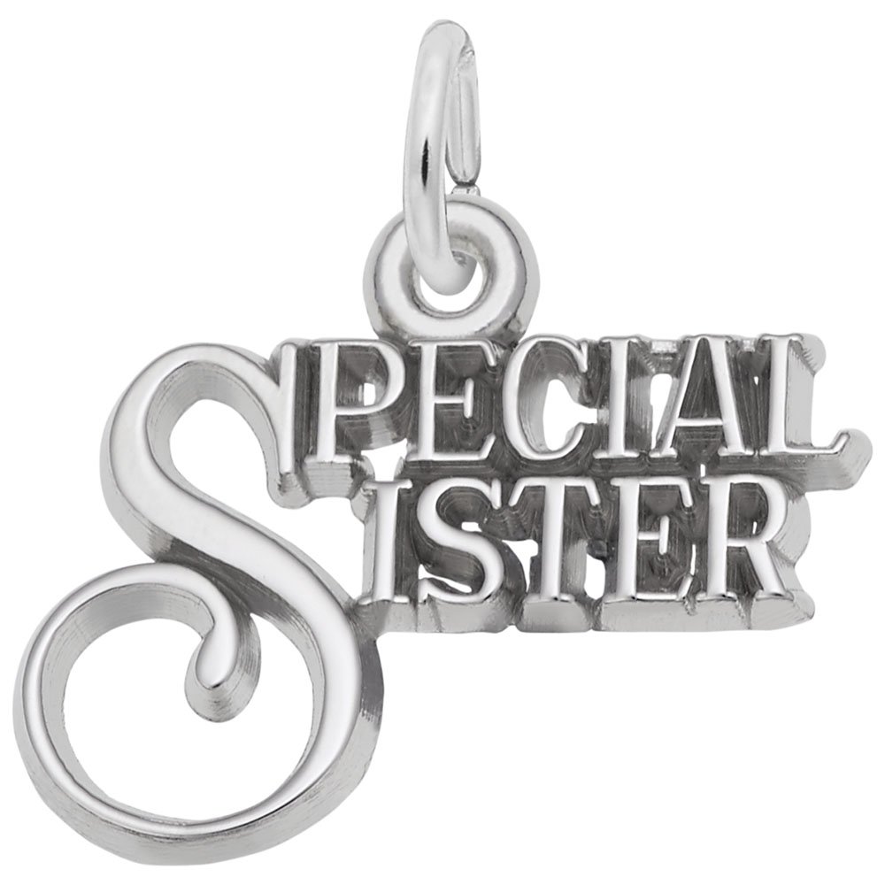 Special Sister Charm - Elegant Jewelry Charms for Bracelets & Necklaces - Perfect for Gifts, Friendship & Family Keepsakes