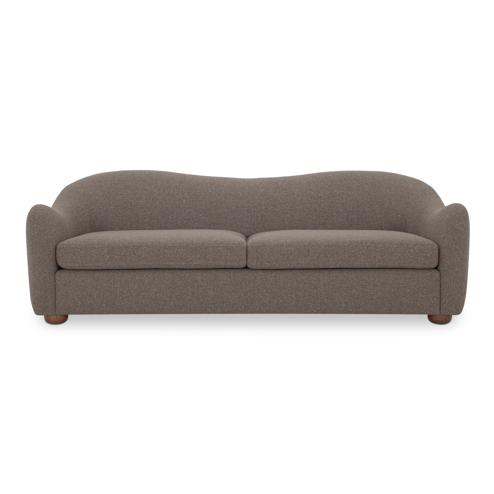Bria Sofa - Modern Brown Leather Living Room Couch for Home & Office Comfort | Perfect for Lounging, Entertaining & Relaxing