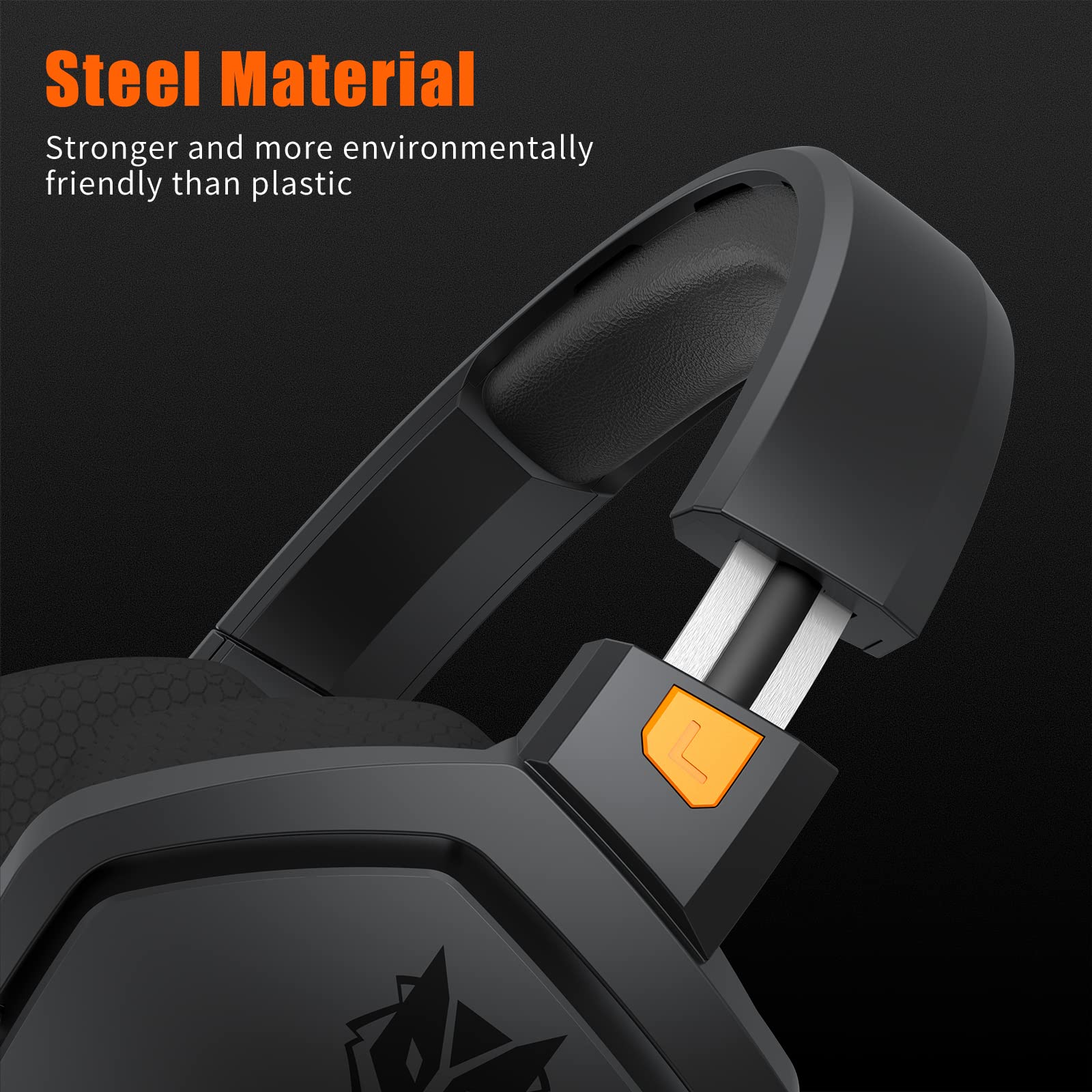 NUBWO G06 Wireless Gaming Headset with Microphone for PS5, PS4, PC, Mobile, Nintendo Switch - 2.4GHz Low Latency & Bluetooth 5.0 - 100 Hour Battery Life - 50mm High-Quality Drivers - Perfect for Online Gaming, Streaming & Work Calls