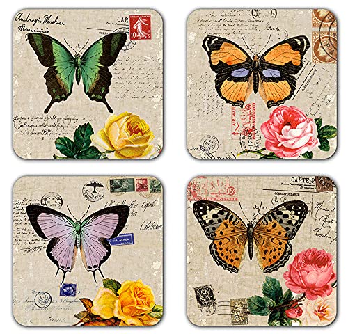 Vintage Watercolor Butterfly