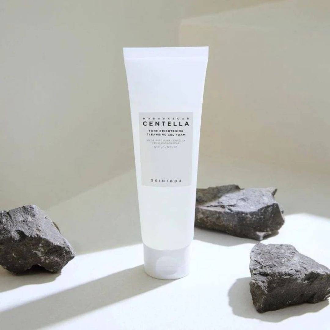 SKIN1004 Madagascar Centella Tone Brightening Cleansing Gel Foam - Gentle Face Wash for Brighter Skin | Perfect for Morning & Night Skincare Routine