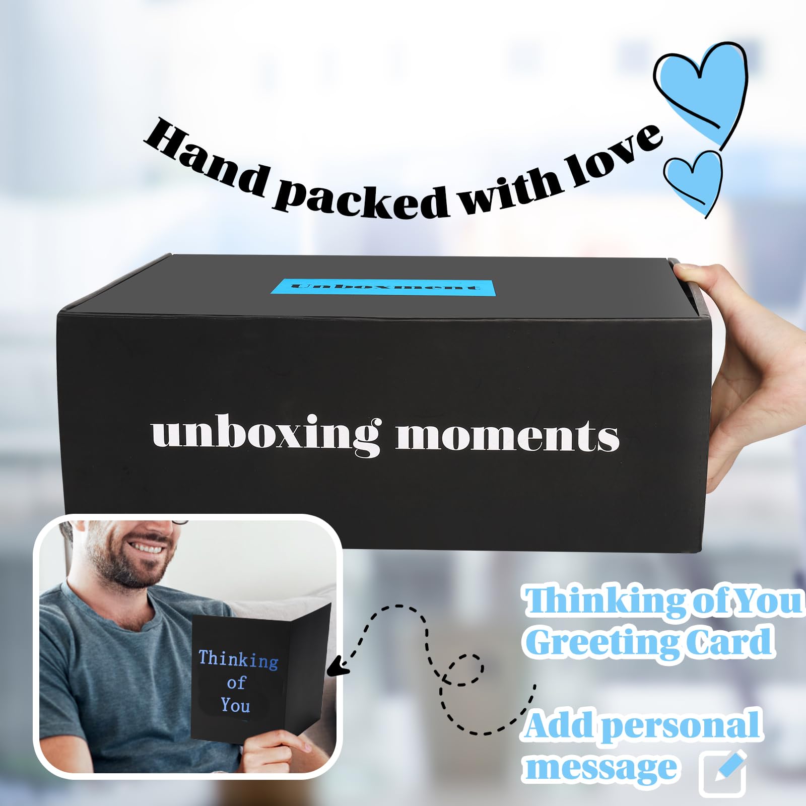 Thoughtful Care Package for Men - Get Well Soon Gift Basket for Surgery Recovery & Chemo Encouragement - Perfect for Post-Op, Hospital Stay & Cancer Treatment Support