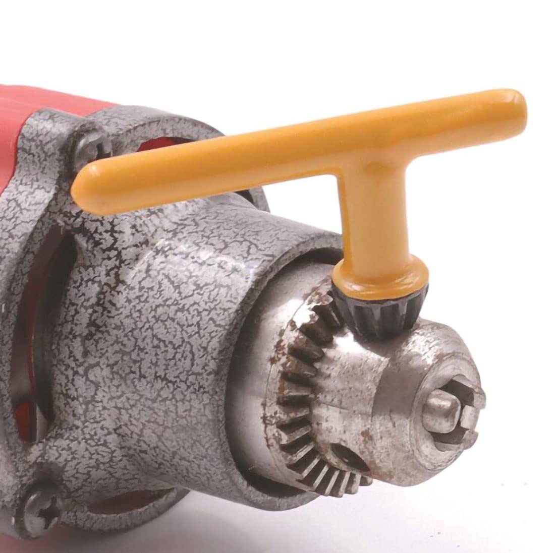 8mm Saim Chuck Key with 11 Teeth - T-Shaped Grip Metal Drill Accessory for Power Tools & Workshop Use