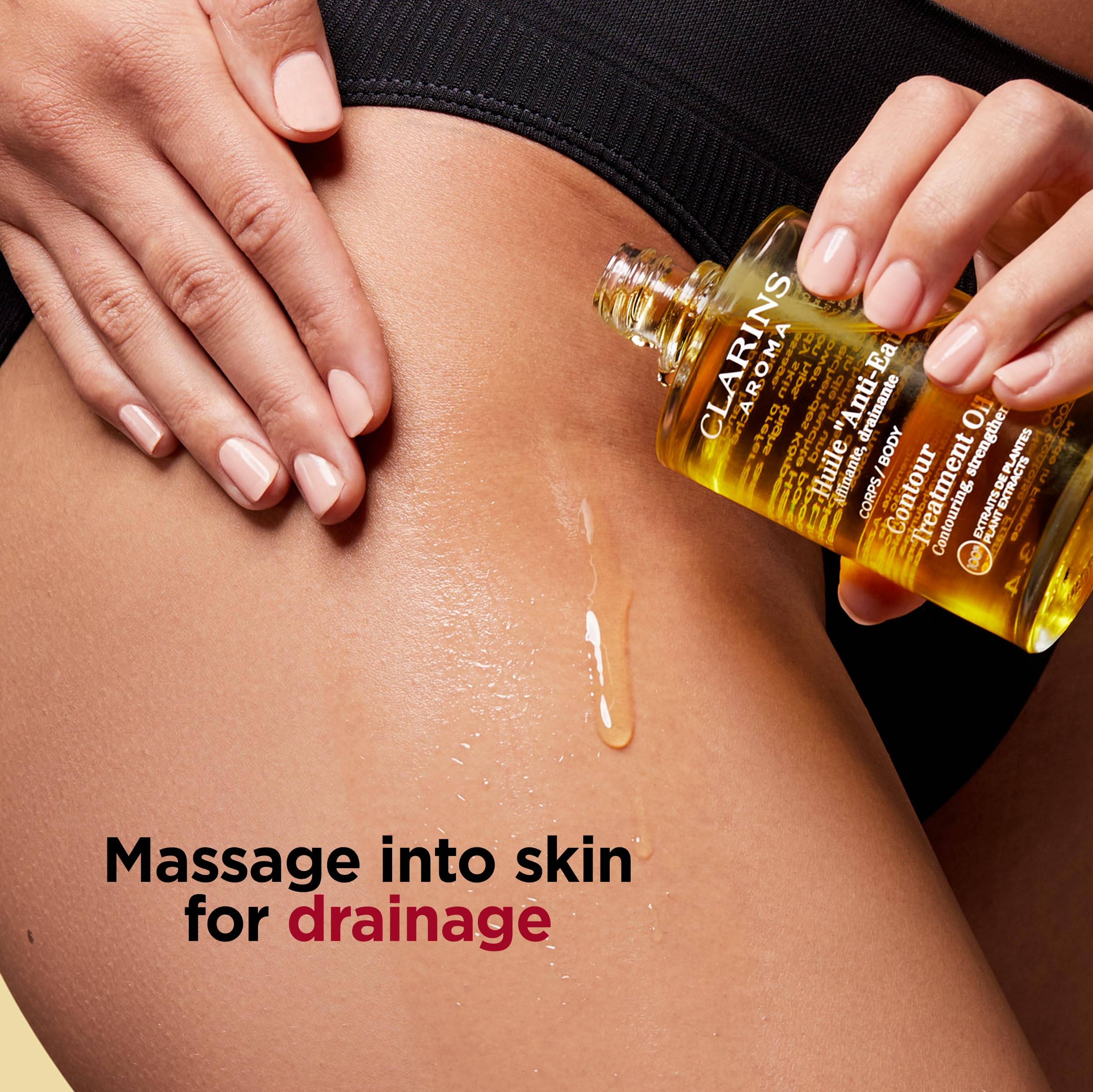 Clarins Contour Body Treatment Oil 100ml - Firming & Toning Body Oil for Cellulite Reduction - Perfect for Post-Pregnancy & Weight Loss Care