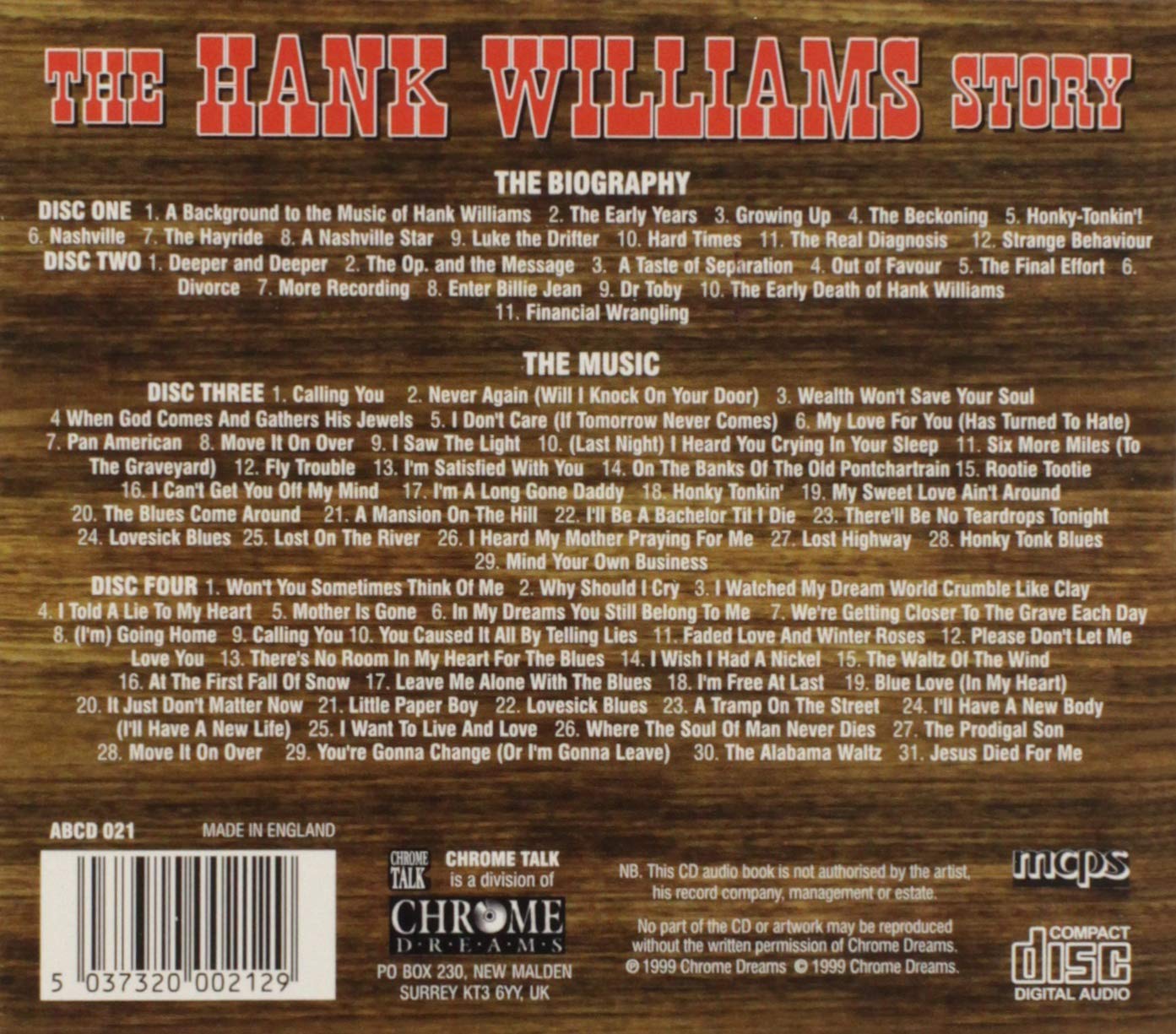 Hank Williams Biography Book - The Life and Legacy of Country Music Legend - Perfect for Music Lovers & Country Fans (Gift Idea, Book Club Read)