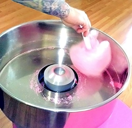 Commercial Cotton Candy Machine for Parties - Large Blue Candy Floss Maker for Events, Carnivals & Home Use