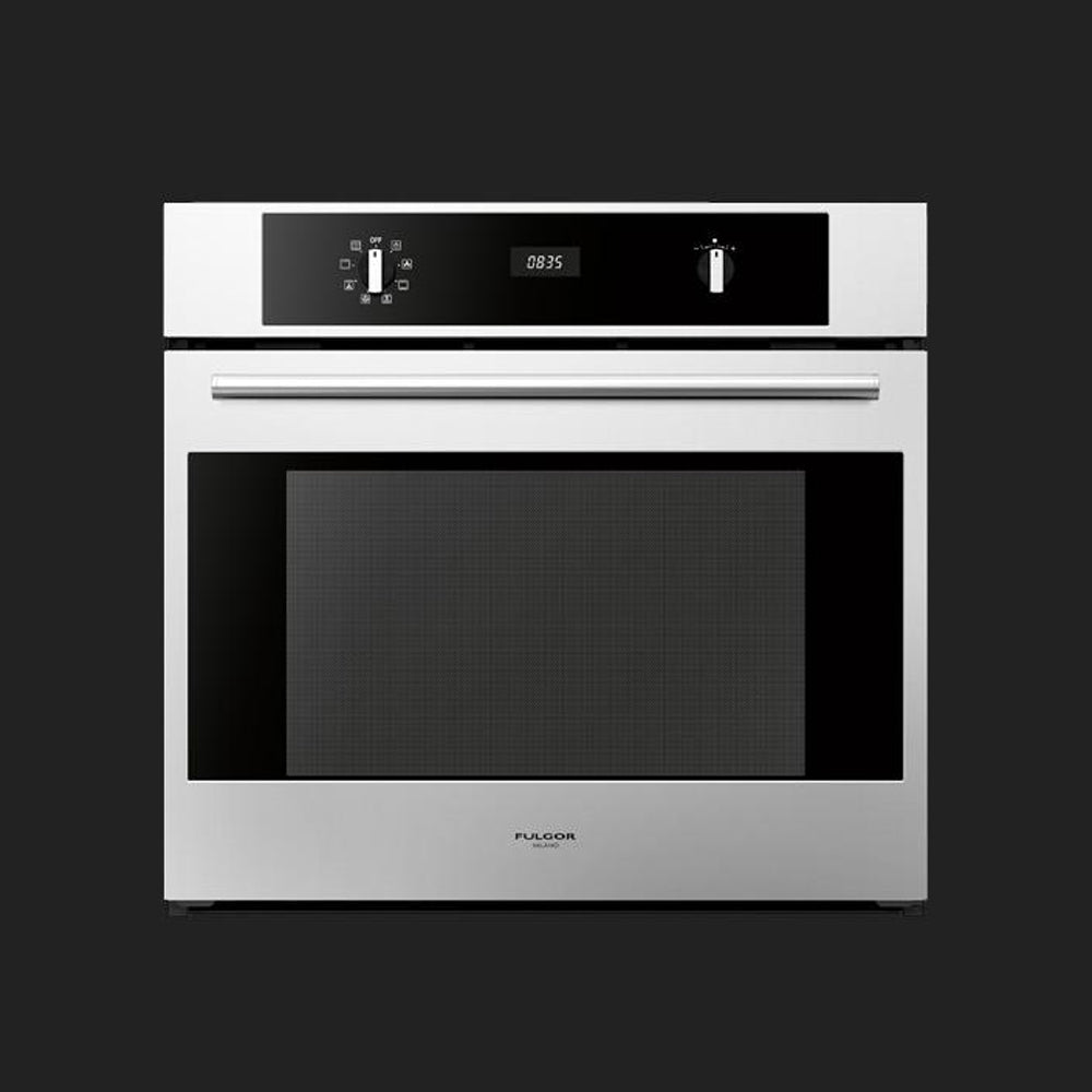 Fulgor Milano 30 Inch Stainless Steel Built-In Electric Single Wall Oven with Self-Cleaning Function - Perfect for Modern Kitchens, Baking, Roasting & Entertaining (Model F4SP30S3)