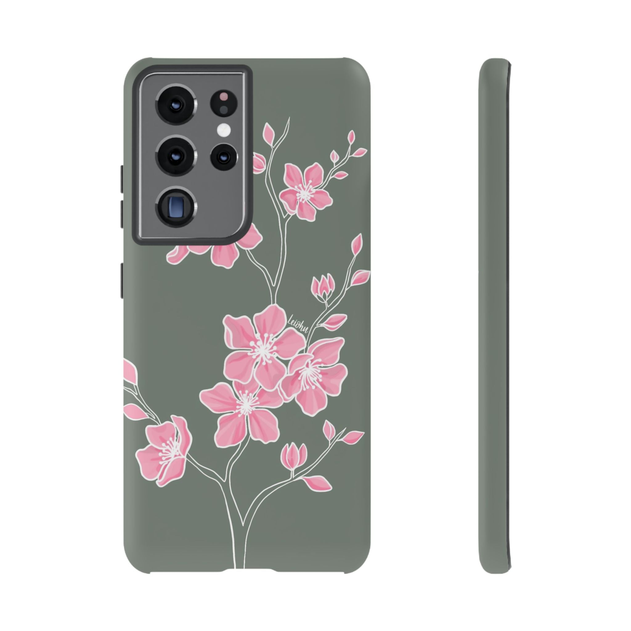 Samsung Galaxy Phone Case with Cherry Blossom Design - Stylish Protective Cover for Everyday Use, Travel & Work