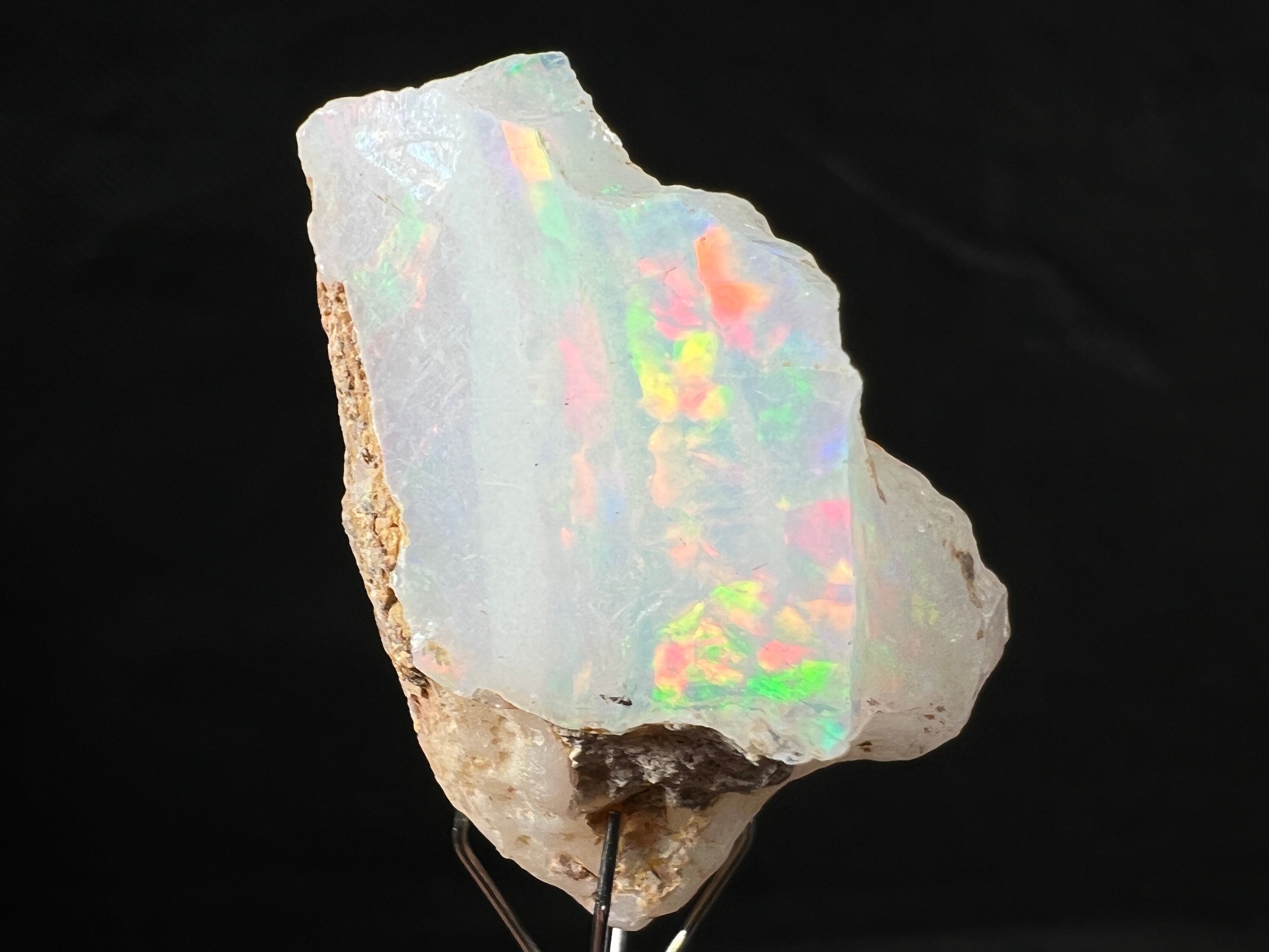 Premium 4A XL Welo Opal Raw Crystal - Certified Cutting Grade Gemstone for Jewelry Making | Natural Ethiopian Opal for Rings, Necklaces & DIY Craft Projects