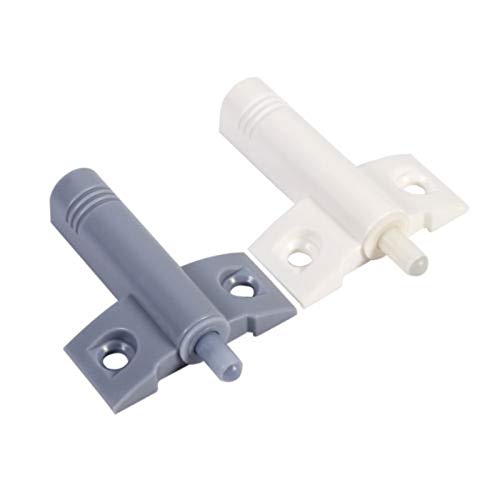 10Pcs Soft Close Cabinet Hinges with Screws - Gray Quiet Close Door Stop Damper for Kitchen Drawers & Furniture Hardware | Perfect for Home Renovation & DIY Cabinet Installation