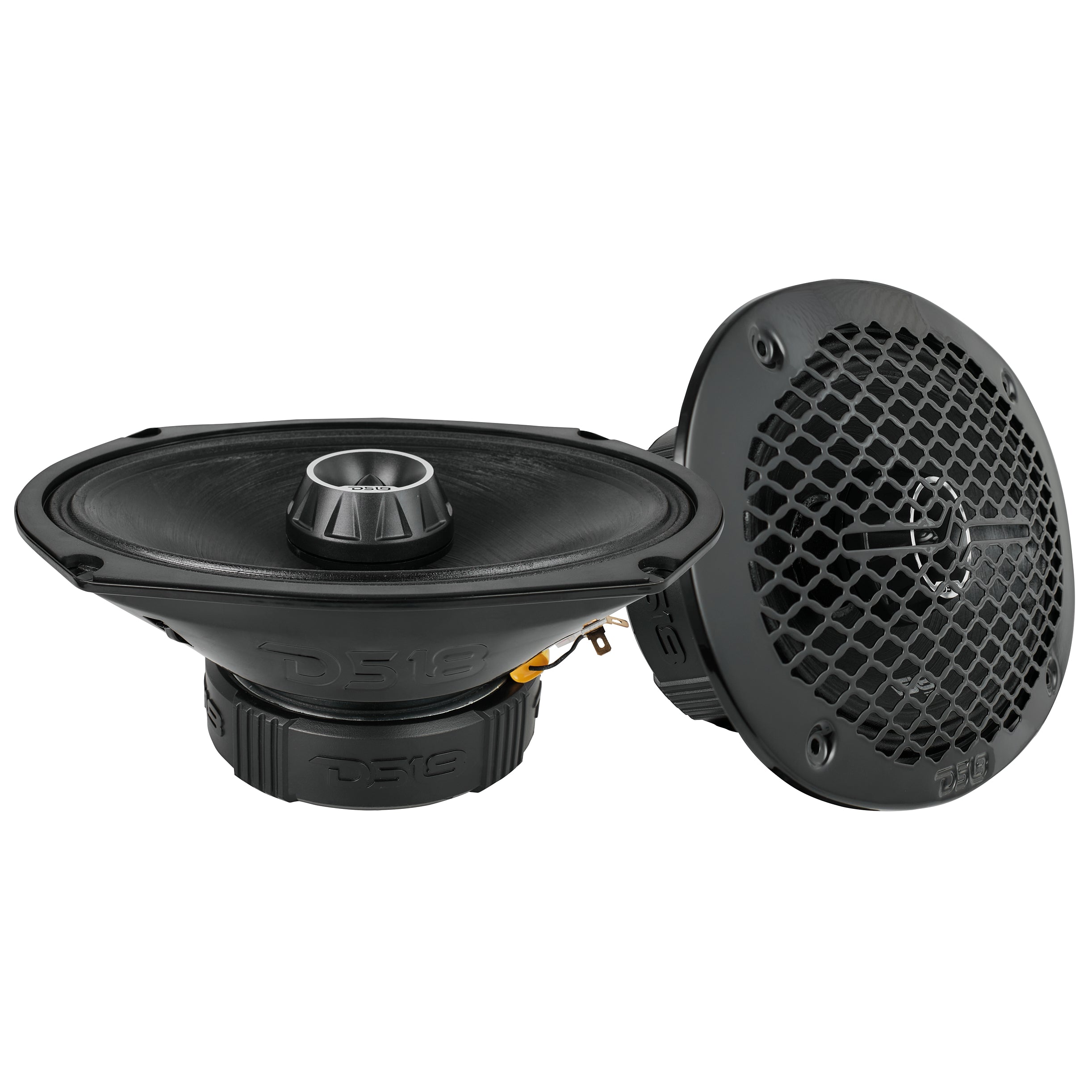PRO ZT 6x9 Coaxial Mid Range Loudspeaker - Water Resistant Cone, Built-in Bullet Tweeter & Grill - 275 Watts RMS, 4 Ohm - Perfect for Car Audio Systems & Marine Applications