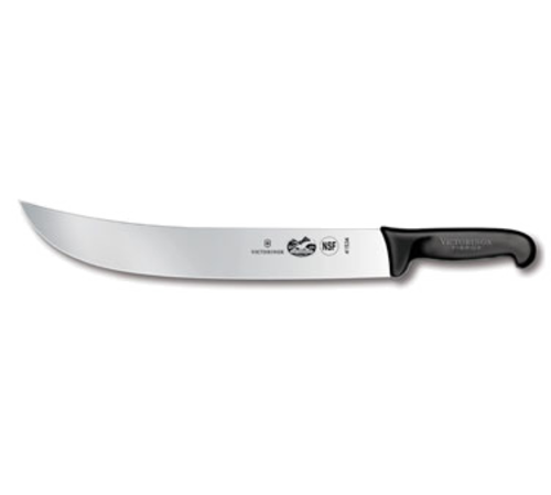 Victorinox/Forschner 14-Inch Cimeter Butcher Knife - Professional Grade Meat Cutting Knife for Chefs & Butchers - Perfect for Slicing Beef, Pork & Poultry in Commercial Kitchens & Home Cooking