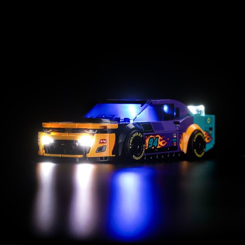 LEGO Speed Champions NASCAR Next Gen Chevrolet Camaro ZL1 76935 Light Kit - LED Building Bricks Accessories for Car Models | Perfect for Night Display & Collector Showcase