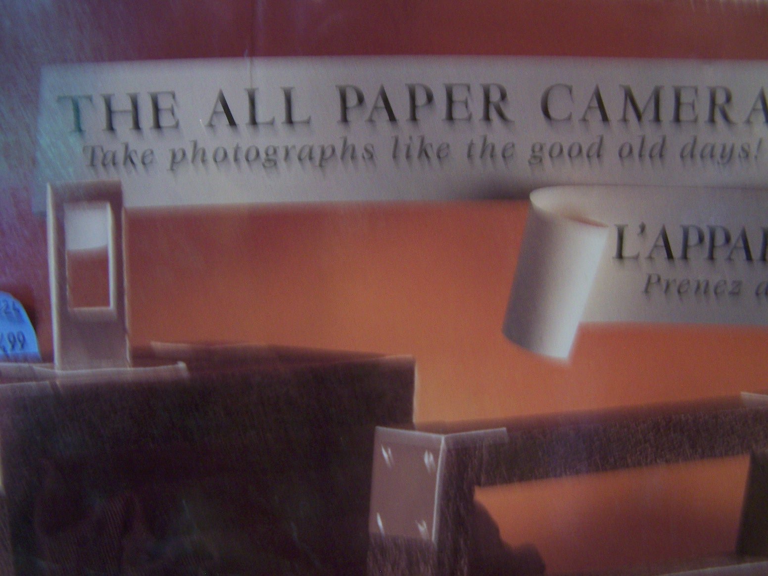 Vintage Paper Pinhole Camera Kit - DIY Antique Style Camera with Japanese Manual, Japan Import - Perfect for Photography Enthusiasts & Creative DIY Projects