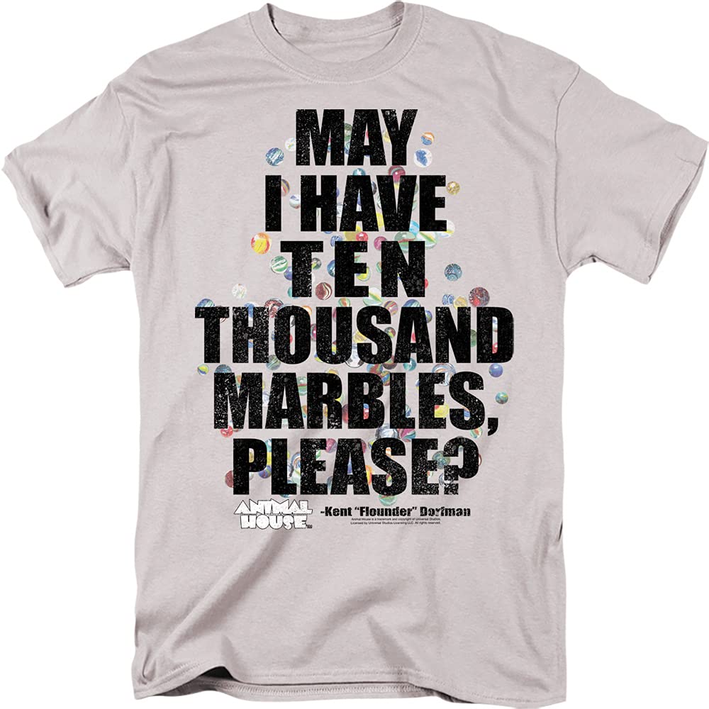Animal House Marbles Unisex Adult T-Shirt | Funny Graphic Tee for Men & Women | Casual Wear, Gifts, Movie Fans