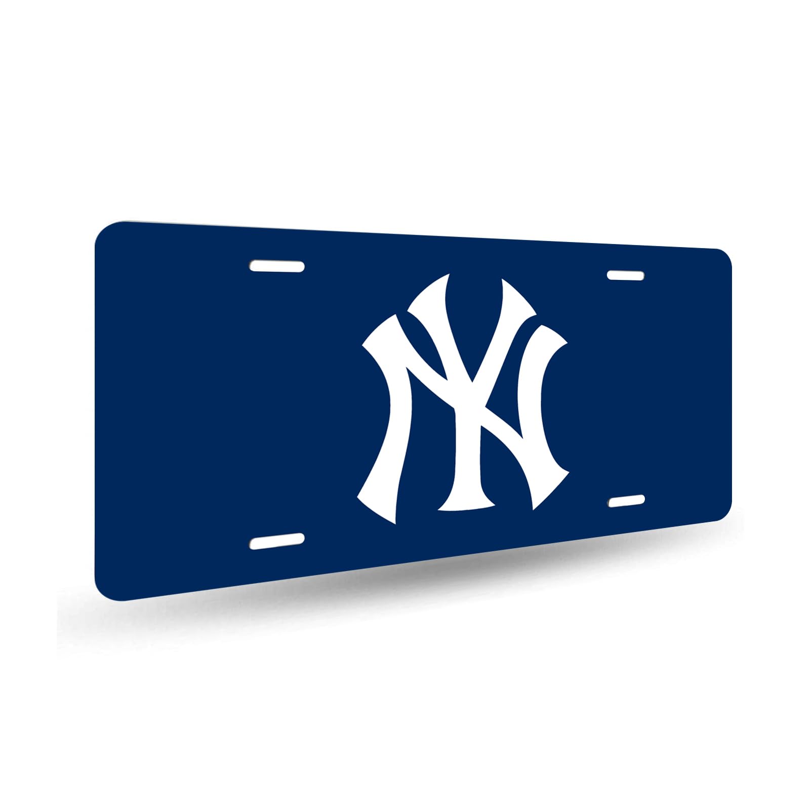 New York Yankees Official Licensed Baseball Team Aluminum License Plate Cover - 12
