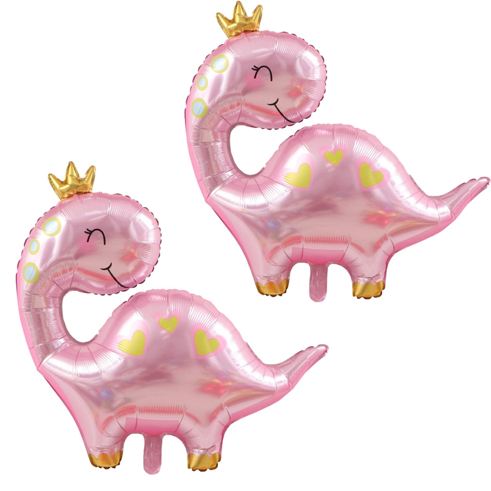 **38 Inch Large Pink Dinosaur Balloons for Birthday Party, Baby Shower & Gender Reveal – Dinosaur Party Decorations & Favors (Pack of 2) – Perfect for Kids' Parties, Themed Events & Photo Backdrops**