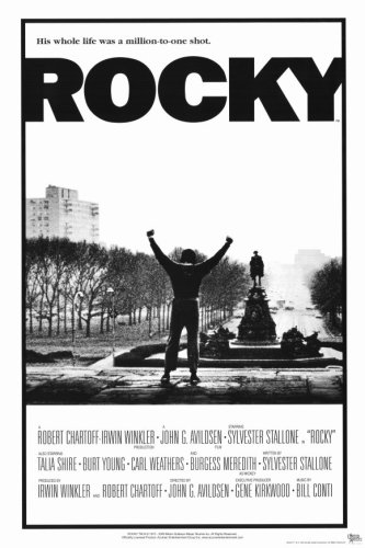 Rocky (1977) Movie Poster - 11x17 Inches - Style A - Vintage Film Decor for Home Theater, Gym & Man Cave