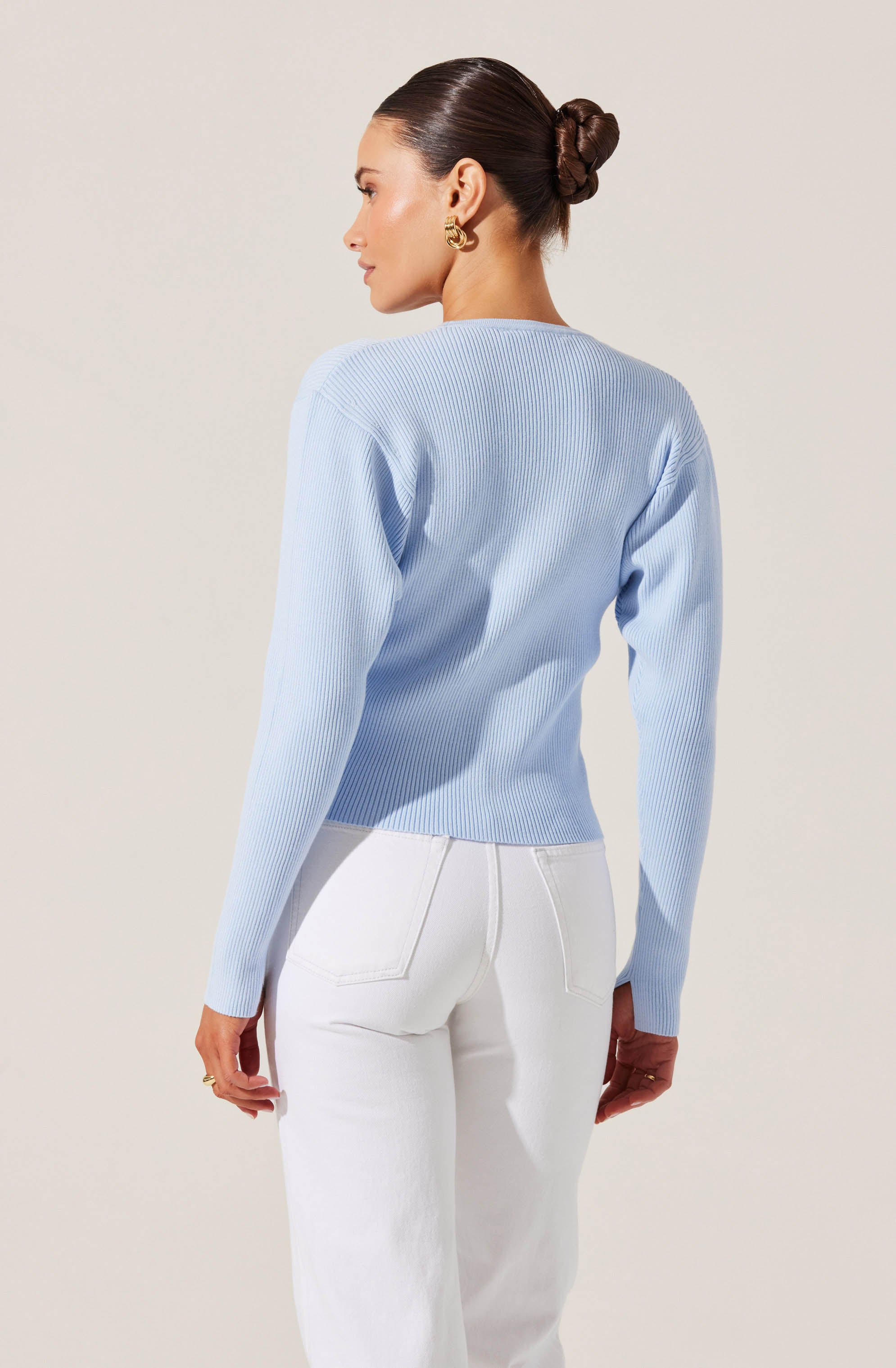 Stylish Delynn Ribbed Cardigan Sweater for Women - Cozy Knit Open Front Long Sleeve Wrap - Perfect for Office, Casual Outfits & Fall Layering