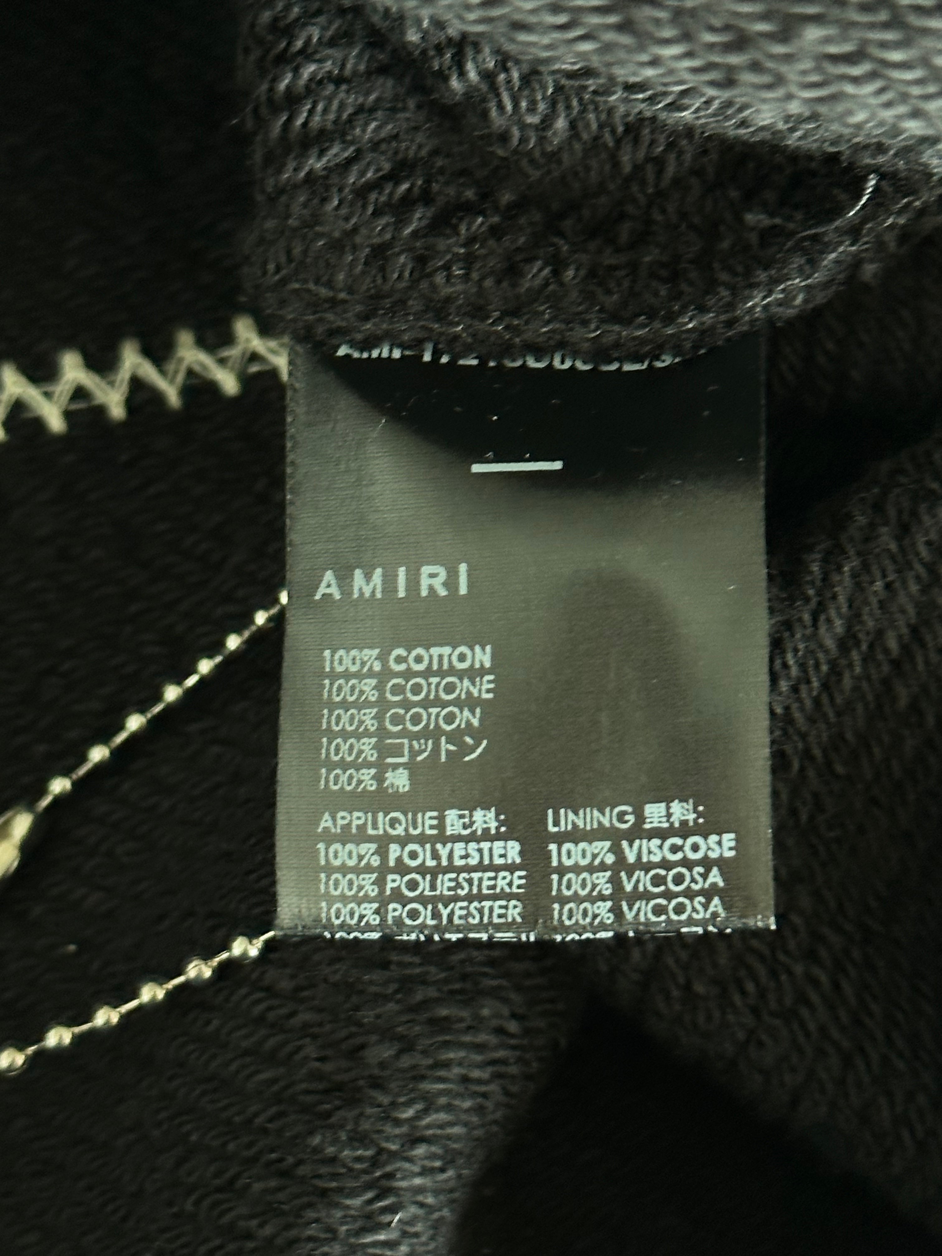 Amiri Black California Hawaiian Logo Hoodie for Men - Stylish Streetwear Pullover for Casual Outfits & Urban Fashion