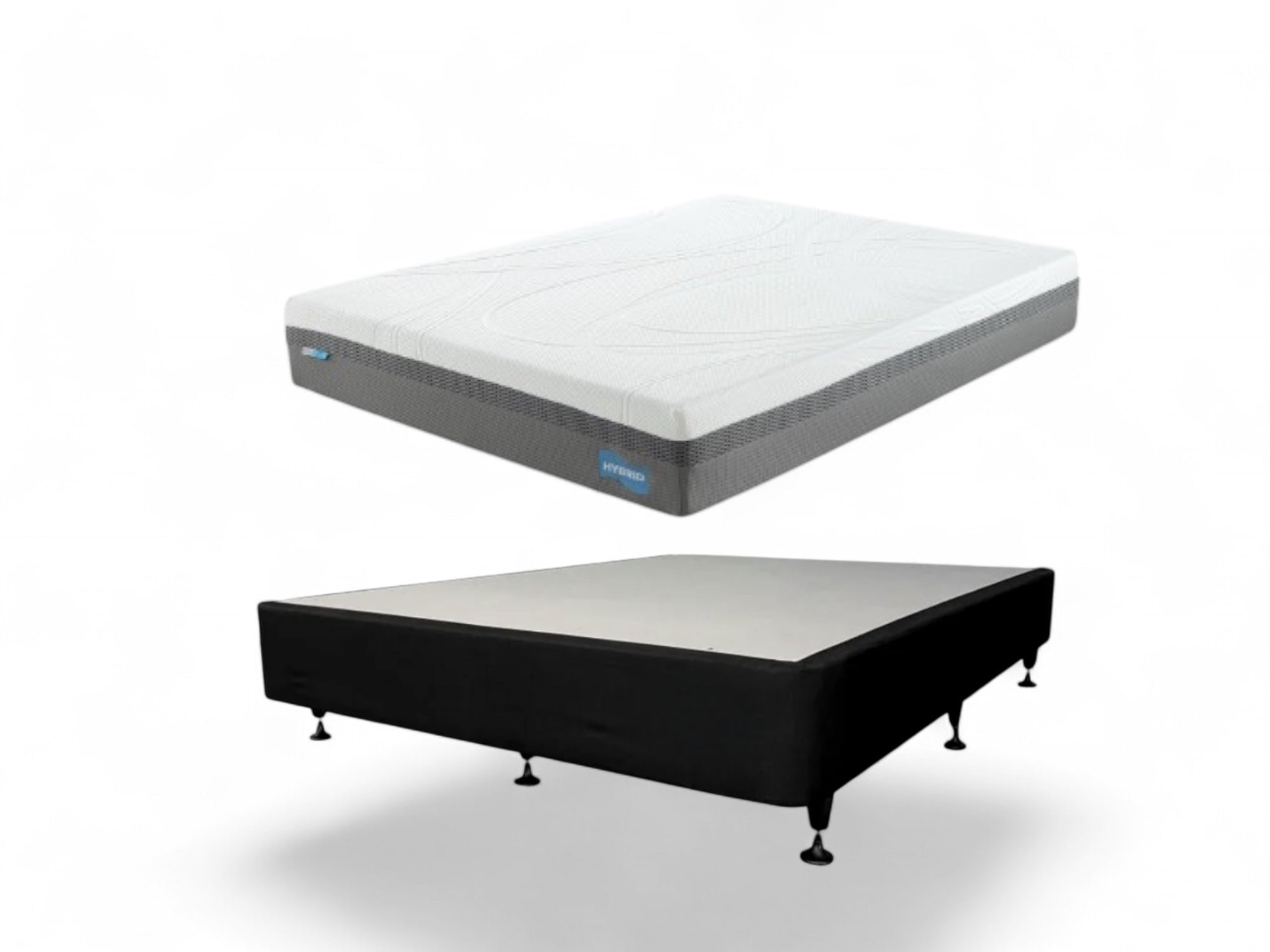 Premium Hybrid California King Mattress - Cooling Gel Memory Foam & Pocket Coils for Optimal Support - Perfect for Master Bedrooms & Guest Suites