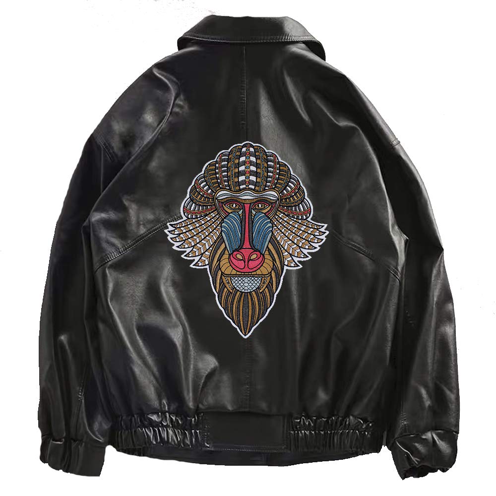 Premium Iron-On Gorilla Embroidery Patches for Jackets - 1 Piece DIY Applique Badge - Perfect for Denim, Vests & Backpack Customization