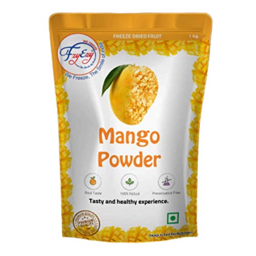 Freeze Dried Mango Powder 35.27oz (1kg) - 100% Natural Fruit Powder for Smoothies, Baking & Healthy Snacks | Vegan, Gluten-Free | Perfect for Travel, Kids & Adults | Ready-to-Eat Snack & Drink Mix