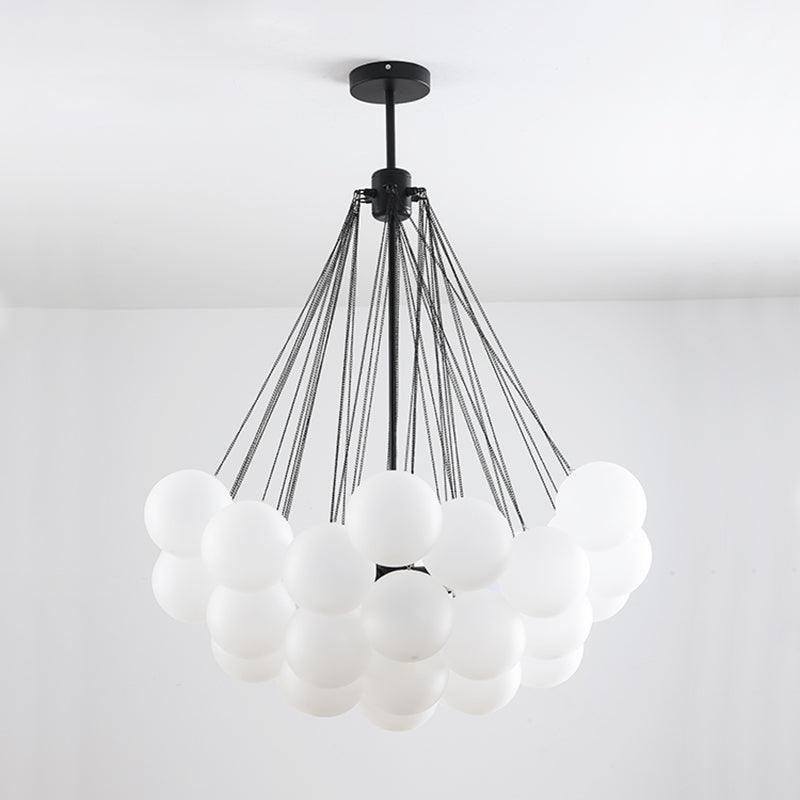 Elegant Bubble Chandelier - Modern Crystal Ceiling Light Fixture for Dining Room, Living Room & Bedroom - Perfect for Home Decor & Wedding Venues
