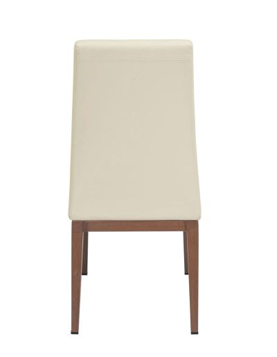 Erika Cream Upholstered Accent Chair - Modern Comfortable Living Room Seating for Home, Office & Lounge