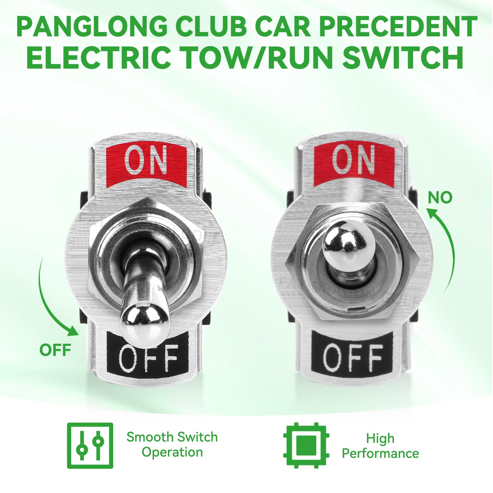 Club Car Precedent Tow Run Switch - OEM 102511101 Replacement for 2004+ Electric Golf Carts - Perfect for Maintenance & Emergency Towing Scenarios
