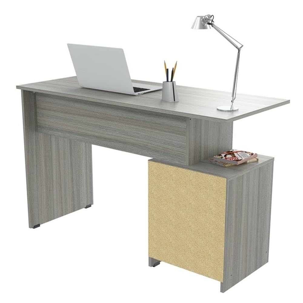 Smoke Oak Inval Writing Desk - Compact Home Office Solution