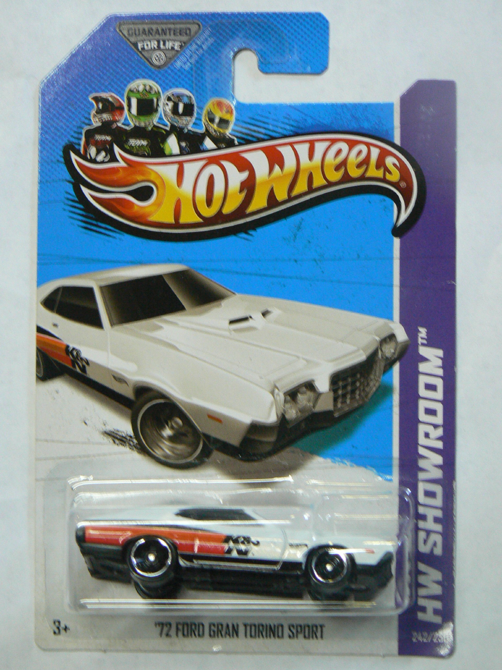Hot Wheels HW Showroom 242/250 '72 Ford Gran Torino Sport Die-Cast Car - Collectible Toy for Kids & Adults - Perfect for Display, Gifts & Racing Play