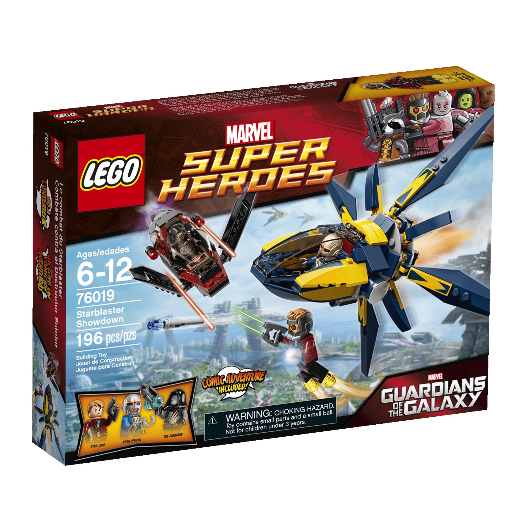 LEGO Superheroes 76019 Starblaster Showdown Building Kit - 374 Pieces for Creative Play, Superhero Battles & Collectors | Perfect Gift for Kids & Marvel Fans | Build & Display for Home or Office