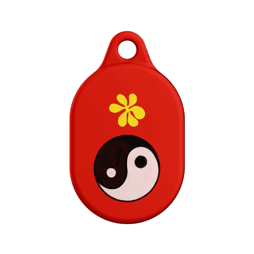 Big Harmony AirTag Case - Premium Leather Keychain Holder for Apple AirTag - Perfect for Keys, Wallets, Bags & Travel Accessories
