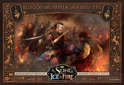 Game of Thrones SIF: Bloody Mummer Skirmishers Miniature Figures - Collectible Tabletop Gaming Pieces for Strategy Battles & Roleplaying Scenes