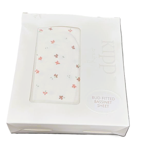 KIPP BUD Fitted Bassinet Sheet (One Size) - Soft & Breathable Crib Sheet for Baby Nursery, Travel & Home Use