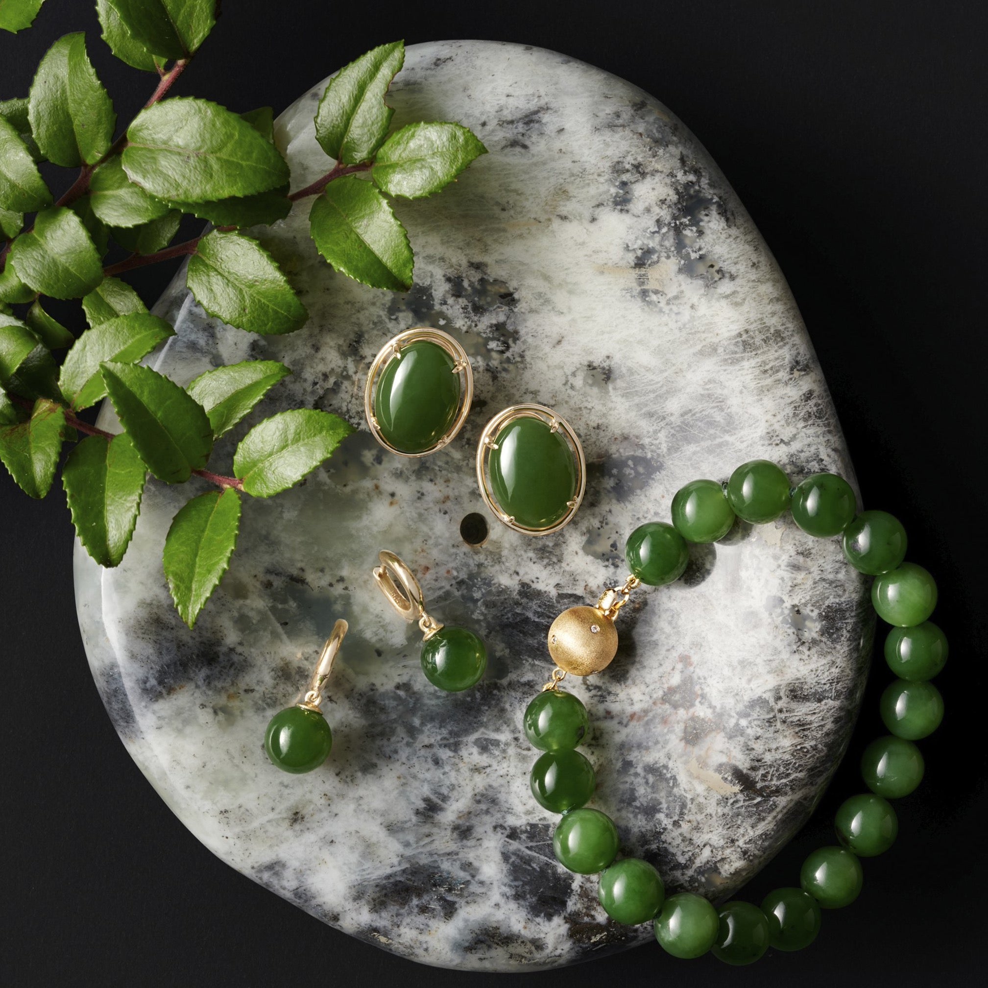 Green Nephrite Jade Peninsula Earrings – Handcrafted Dangle Earrings for Women, Perfect for Weddings, Parties & Everyday Wear