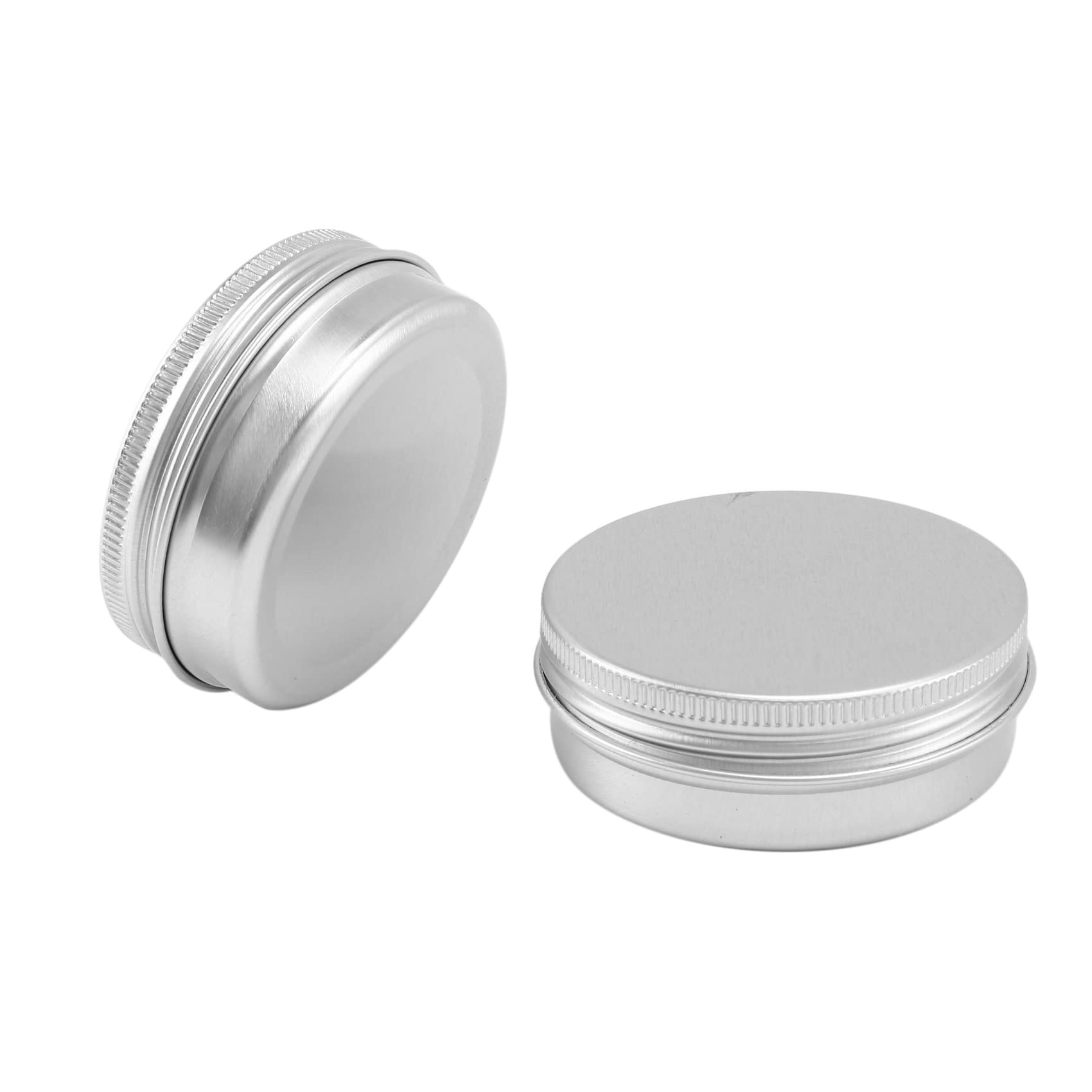 Viupolsor 36-Pack 50ml Empty Cosmetic Jars - Small Makeup Pots & Candle Tins for DIY Beauty, Skincare, Wax Melts - Perfect for Travel & Home Organization