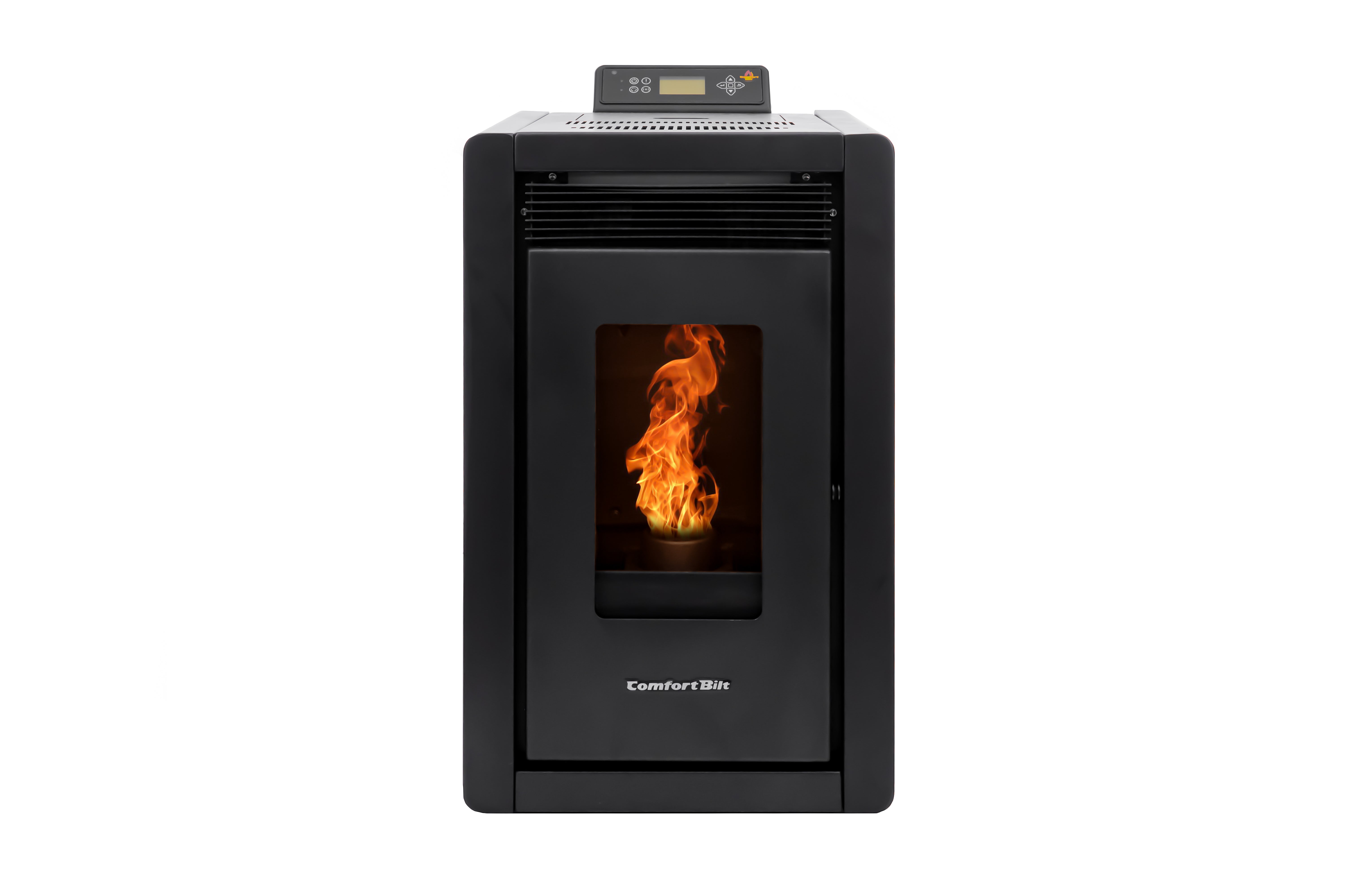 ComfortBilt HP40 Compact Small Pellet Stove - Black | America's Smallest Pellet Stove for Home Heating | Perfect for Tiny Houses, Cabins & Small Spaces
